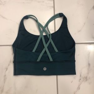 Green Lululemon Athletica Sports Bra